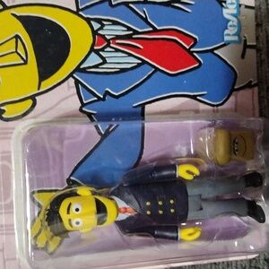 Super 7 Guy Smiley action figure. Sesame Street.